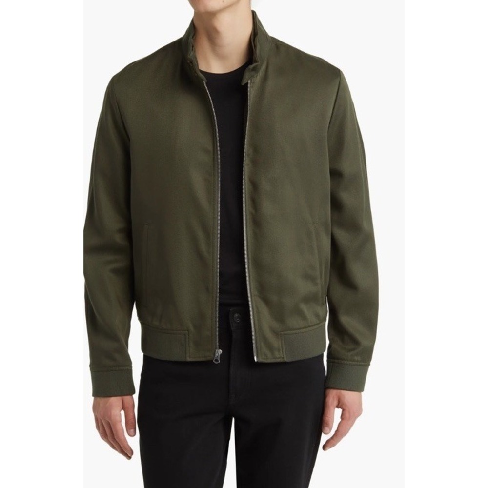 Vince Harrington Bomber Jacket In Sierra Pine NWT $495 Medium